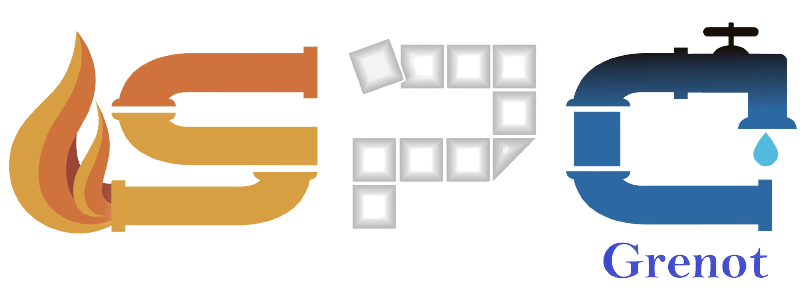 Logo SPG Grenot, plomberie chauffage et carrelage